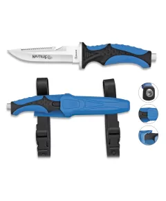Diving Knife Albainox Nautilus Blue