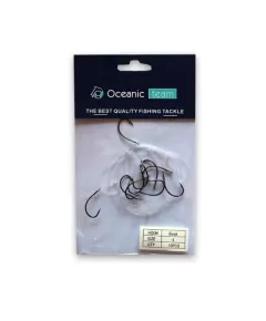 Oceanic Team Multi-Hooks with Snood Nickel, Size: No10