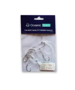 Oceanic Team Multi-Hooks with Snood Bronze, Size: No10