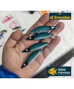 Nerd Fishing Fish Lure Emvolon 7cm for LRF Melanouri, Weight (gr): 4