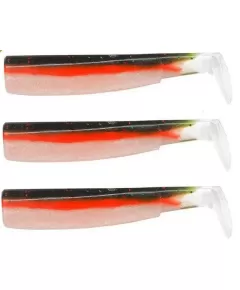 Fiiish Ανταλλακτικό Σώμα για Δόλωμα Σιλικόνης Black Minnow 3