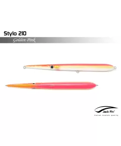 Jack Fin Fishing Lure Stylo 210 21cm Golden Pink, Length (cm): 21