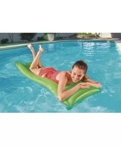 BestWay στρώμα θαλάσσης 183x69cm σε πράσινο χρώμα με μαξιλάρι
