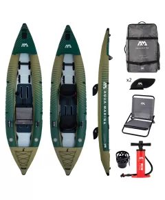 Καγιάκ Aqua Marina Caliber 3.98 m για ψάρεμα και κωπηλασία με σταθερή κατασκευή