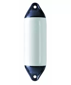 Polyform double-eye boat fenders white for docking and anchoring protection