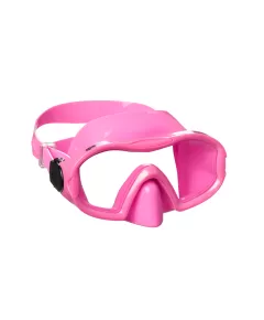 Mares Blenny kids swim mask – pink silicone one-lens mask for ages 4–7