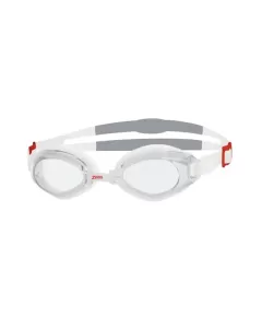 Zoggs Endura – White Red γυαλάκια με διαφανείς φακούς για πισίνα