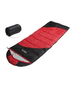 Διπλός υπνόσακος Inca Wayna black red μπροστινή όψη