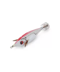 DTD Ballistic White Killer Bukva Squid Jig No3 Red