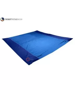 Ticket To The Moon Beach Blanket Light Blue/Royal Blue