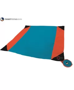 Ticket To The Moon Beach Blanket Aqua/Orange