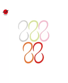 Thin "S" Shapped Silicone Skirts Pink
