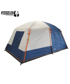 Σκηνή camping Panda Portal 8 ατόμων μπλε λευκό πορτοκαλί