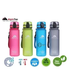 AlpinTec Bottle BPA Free Fast Open Μαυρο 650ml AlpinTec Bottle BPA Free Fast Open Μαυρο 650ml