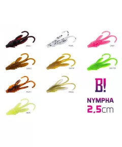 Τεχνητό Δόλωμα Σιλικόνης Bomb! Nympha 10 Τεμάχια 2,5Cm Fruity Τεχνητό Δόλωμα Σιλικόνης Bomb! Nympha 10 Τεμάχια 2,5Cm Fruity