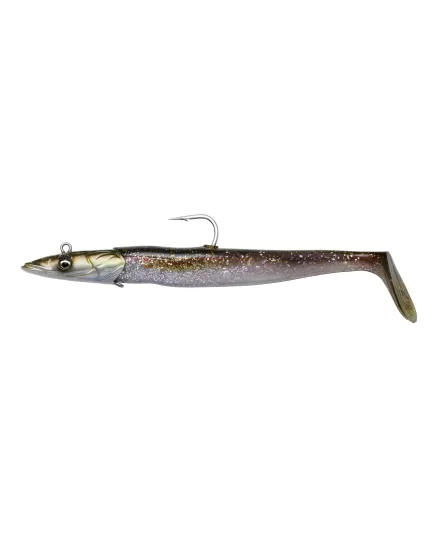 Savage Gear Ψαράκι Σιλικόνης Sandeel V2 Silicon Green Silver, Weight (gr): 22