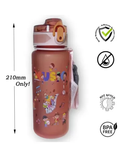 Waterbottle For Kids 500ml V2 Compact - Tritan Music