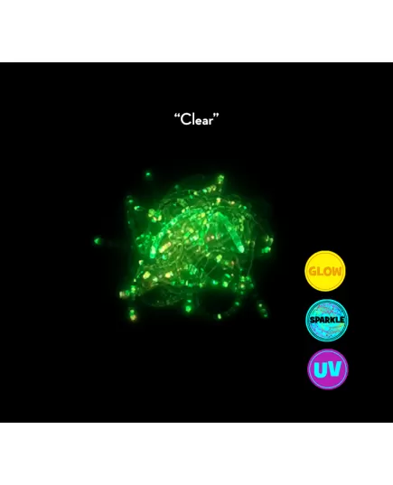 Δόλωμα Σιλικόνης Nerd Fishing Worthy Worm Clear Glow Sparkle , 2 imageΔόλωμα Σιλικόνης Nerd Fishing Worthy Worm Clear Glow Sparkle, 2 image