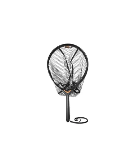 Landing Net Delphin SPIN-R Rubberized, Size: M, 2 image