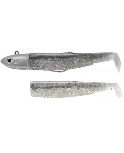 Fiiish Δόλωμα Σιλικόνης Black Minnow Combo Deep Body Silver, Size: No5, 2 image