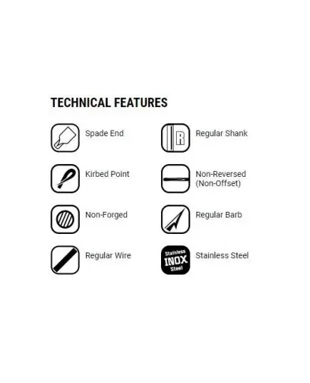 VMC Αγκίστρια Inox Sea Round 9746S 100pcs, Άλλα: No11 , 5 imageVMC Αγκίστρια Inox Sea Round 9746S 100pcs, Άλλα: No11, 5 image