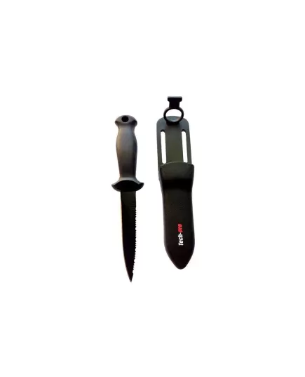 Tech-Pro Diving Knife K1A Matte Black, Length (cm): 11, 2 image