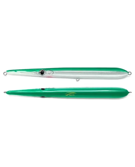 Jack Fin Fishing Lure Stylo 175 17.5cm Green, Length (cm): 17.5