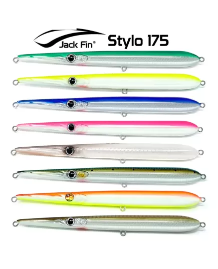 Jack Fin Fishing Lure Stylo 175 17.5cm Yellow Fluo, Length (cm): 17.5, 2 image