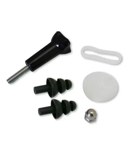 Snorkeling Full Face Mask Junior Red/Yellow, 3 image