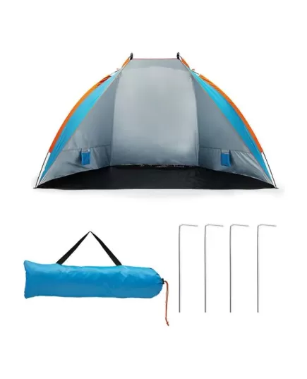 Nils Camp Pop-Up Beach Shelter NC8030 260x120x120 cm Blue, 7 image