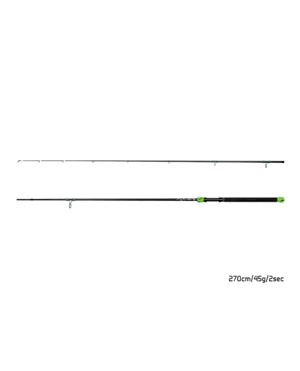 Delphin Greencode Hard Two Section Fishing Rod 60gr 270cm, 3 image