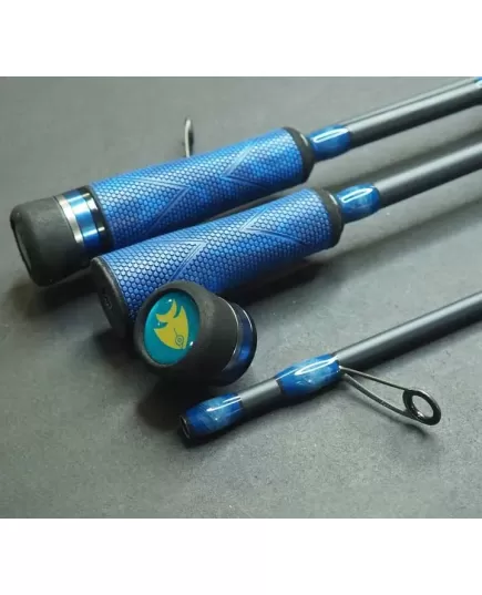 Fuji οδηγοί σειράς K και λεπτομέρεια από το blank του καλαμιού LRF Mojo