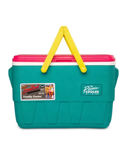 Vintage Ψυγείο Πάγου Igloo Picnic 23lt Πράσινο με μόνωση Ultratherm