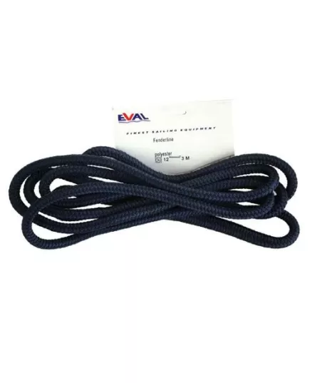 Polyester braided rope 12mm with loop for boat fender tie