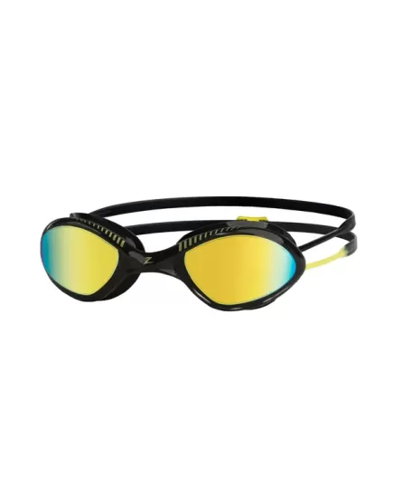 Zoggs Tiger Titanium Regular Fit – Γυαλάκια σε Black Yellow με καθρέφτες smoke