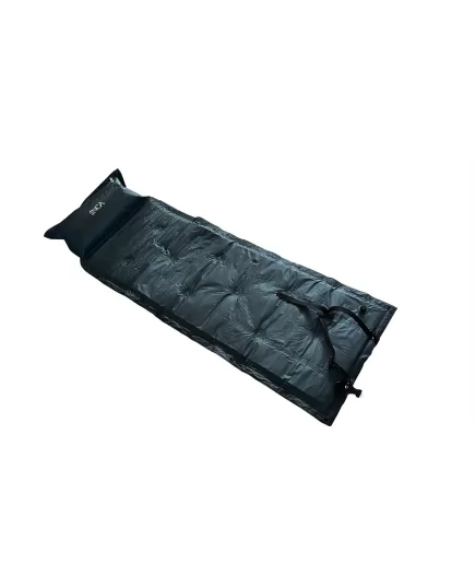 Αυτοφούσκωτο στρώμα ύπνου INCA Comfort πράσινο με ενσωματωμένο μαξιλάρι για camping