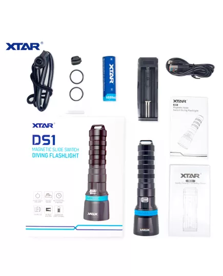 Φακός Κατάδυσης XTAR DS1 Φακός Κατάδυσης XTAR DS1