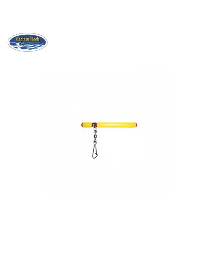 Captain Hook Long Sissy yellow/red sliding weight 5cm