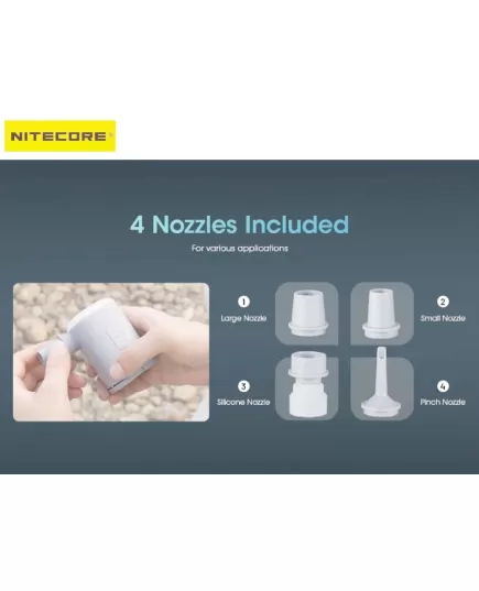 Nitecore AP10 Rechargeable Electric Air Pump, 8 image