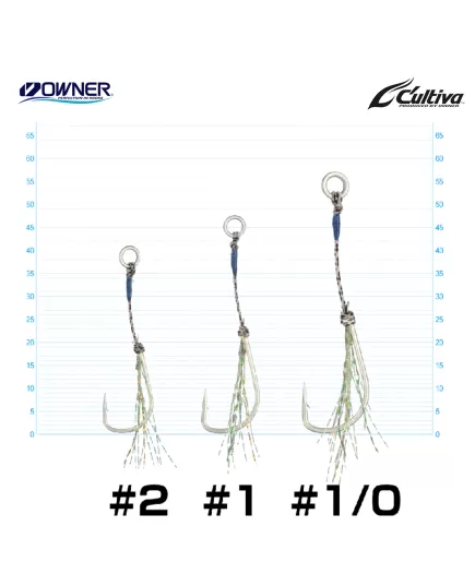 Αγκίστρι Cultiva Owner με Νήμα & Κρίκο WH-01, Άλλα: No2 , 2 imageΑγκίστρι Cultiva Owner με Νήμα & Κρίκο WH-01, Άλλα: No2, 2 image