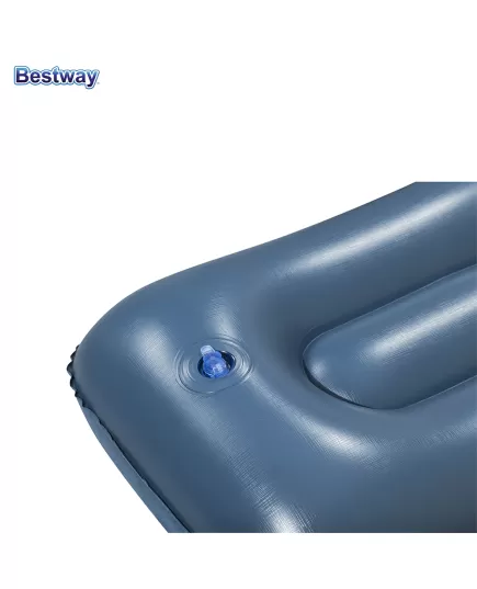 Camping Pillow Velvet 67121 42x26x10cm BestWay Blue, 3 image