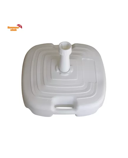 Plastic Water Base for Beach Umbrella White