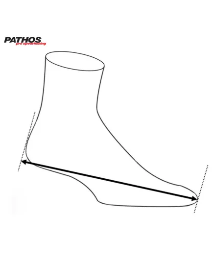 Diving Sock 3mm Pathos Black, Clothes Size: S, 2 image