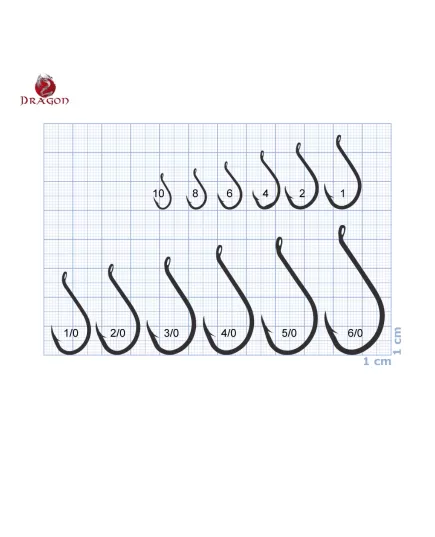 Dragon Hooks KEI2219, Size: No10, 2 image