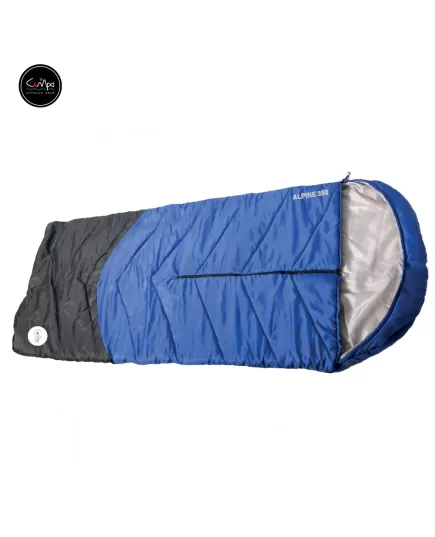υπνόσακος campo alpine 350 μπλε χειμερινός hollow fibre 7d