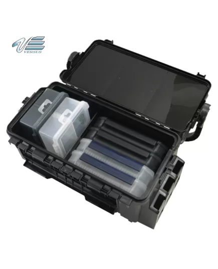 Versus VS-7075 αδιάβροχη κασετίνα κάθισμα με καπάκι-τραπέζι και διπλό χώρο αποθήκευσης 2