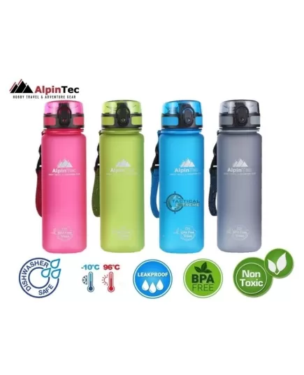 AlpinTec Bottle BPA Free Fast Open Petrol 500ml AlpinTec Bottle BPA Free Fast Open Petrol 500ml