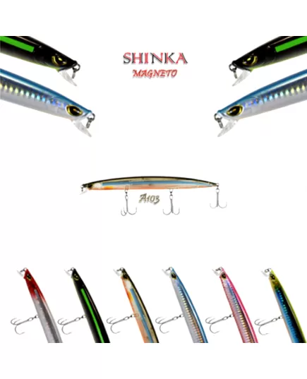 Ψαράκια Shinka Magneto 17.5cm 35gr A105 , 3 imageΨαράκια Shinka Magneto 17.5cm 35gr A105, 3 image