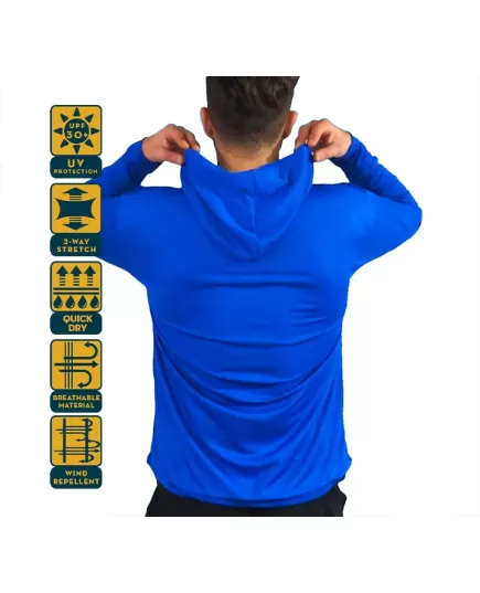Αντιηλιακή Μπλούζα Dry Fit με UV Προστασία UPF30+ Μπλε, Μέγεθος Ρούχου: M , 2 imageΑντιηλιακή Μπλούζα Dry Fit με UV Προστασία UPF30+ Μπλε, Μέγεθος Ρούχου: M, 2 image