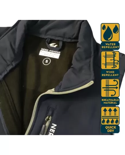Γιλέκο Softshell με Micro Fleece Επένδυση Nerd Fishing Navy Blue, Μέγεθος Ρούχου: L , 2 imageΓιλέκο Softshell με Micro Fleece Επένδυση Nerd Fishing Navy Blue, Μέγεθος Ρούχου: L, 2 image